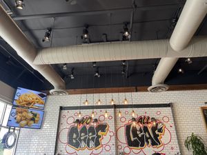 Store interior  at Vegan District Asian Eatery in Anaheim