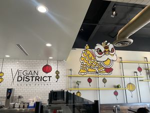More interior decoration  at Vegan District Asian Eatery in Anaheim