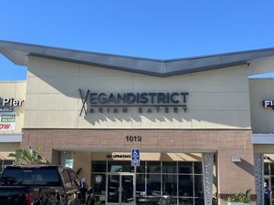 Restaurant front  at Vegan District Asian Eatery in Anaheim