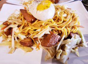 Famous egg 😋 at Vegan District Asian Eatery in Anaheim