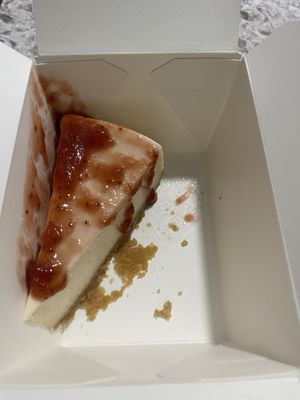 Strawberry cheese cake   at Vegan District Asian Eatery in Anaheim