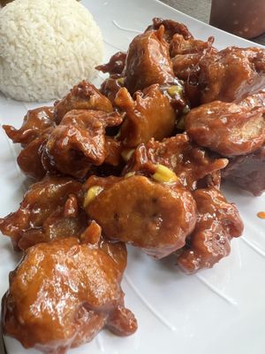   at Vegan District Asian Eatery in Anaheim