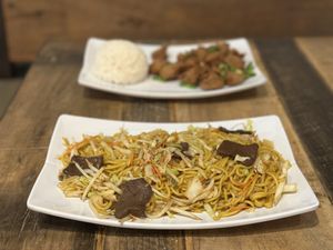   at Vegan District Asian Eatery in Anaheim