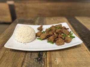   at Vegan District Asian Eatery in Anaheim