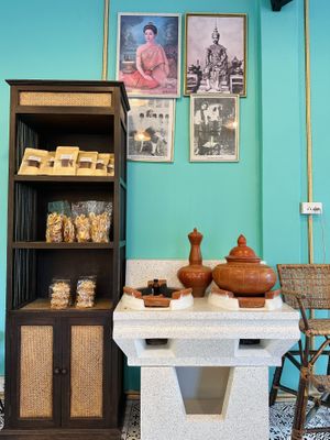 Restaurant interior  at One Tomyumkung Thai and Vegan Food in Chiang Mai