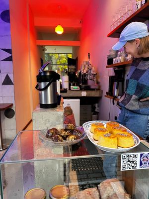 Vegan pastries at Public Order in Krakow