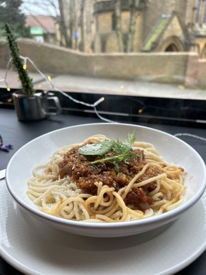 Spaghetti Bolognaise   at VeGaNuTi in Yeovil
