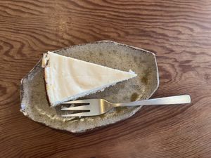 Delicious lemony tofu cheesecake  at Bon On Shya International Cafe in Koya