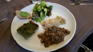 Lunch set  at Bon On Shya International Cafe in Koya