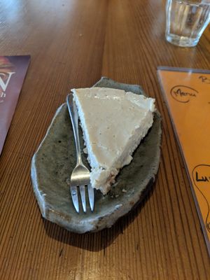 Tofu cheesecake at Bon On Shya International Cafe in Koya