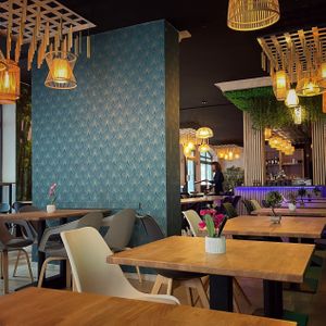 Restaurant decor at Gaia Garden in Gottingen