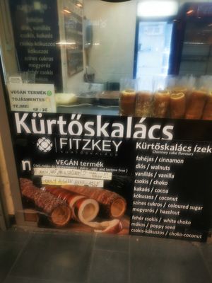  at Fitzkey Chimney Cake - Göncz Árpád Metro Station in Budapest