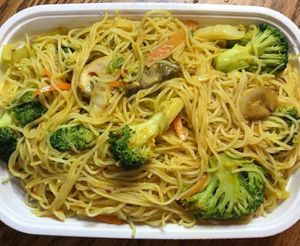 Vegetable Mei Fun with Singapore Mei Fun spices (custom) at No. 1 Chinese at No 1 Chinese Restaurant in Spring Hope