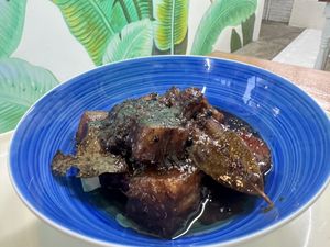 Adobo  at Bec and Geri's - Guzman St in Davao City