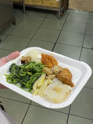 Plate  at Zhongxing Vegetarian Buffet - 中興素食自助 in Taichung