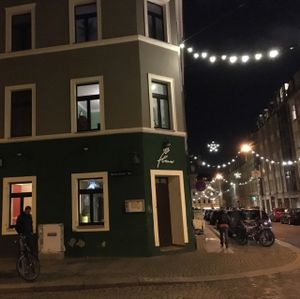 outside at Flax in Dresden