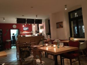 inside at Flax in Dresden