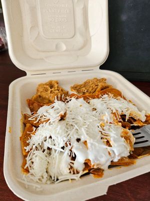 Chilaquiles Rojo at Ùumbal by Health Buddy in Chula Vista