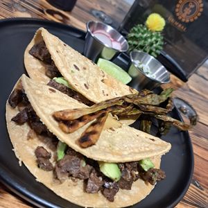 Taco de carne asada veganos at Ùumbal by Health Buddy in Chula Vista