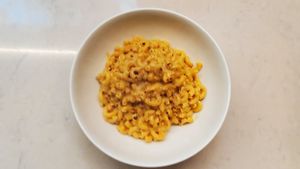 vegan mac made at home at The Concord Market in Concord