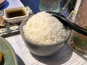 Sticky rice that comes with the main   at Hou Hou Mei in Inverness