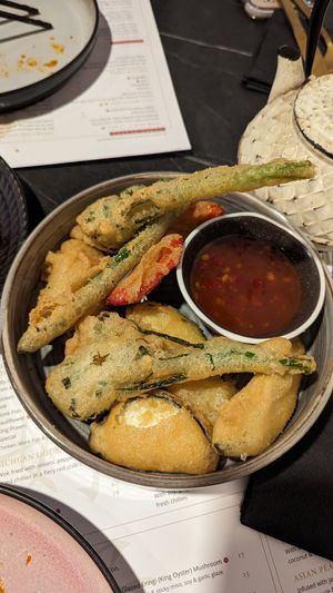 Yasai tempura at Hou Hou Mei in Inverness