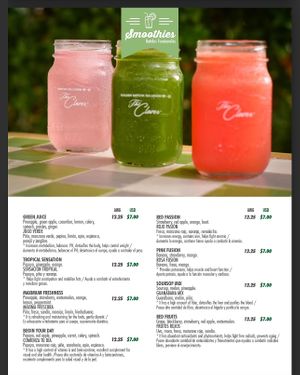Menu  at Clover Coffee + MarketPlace in Oranjestad