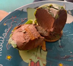 Salted caramel and chocolate moussee  at GingerSnap Patisserie in West Melbourne