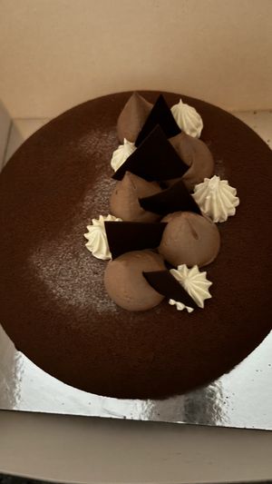 Black Forest cake  at GingerSnap Patisserie in West Melbourne