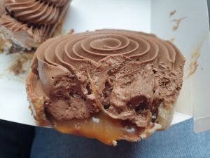 Salted Caramel & Chocolate Tart $9.00 at GingerSnap Patisserie in West Melbourne