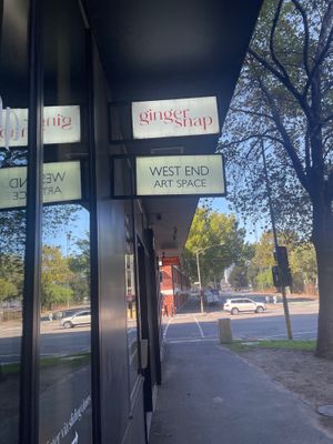 Business front  at GingerSnap Patisserie in West Melbourne