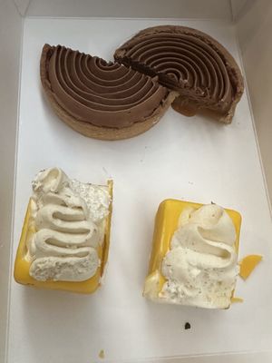 The chocolate salted caramel was out of this world   at GingerSnap Patisserie in West Melbourne