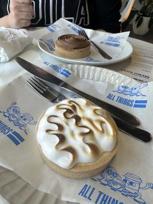 Lemon meringue pie  at GingerSnap Patisserie in West Melbourne