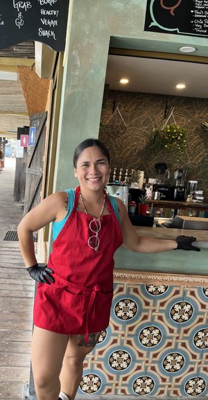 Erika is a great chef  at Bugaloe in Noord