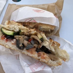 Amantea (with mushrooms instead of vegan cheese)  at Compa Gracia in Barcelona