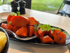 Maple glazed carrots   at Yarra Valley Restaurant 1309 - Balgownie Estate in Yarra Glen