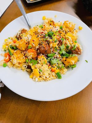 ADB Fried Rice  at Vegan Fresh 2U in Rancho Cordova