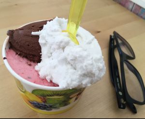 vegan ice 'cream' at Gea in Cologne