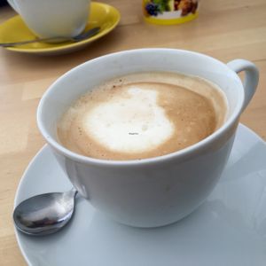 coffe & soy milk at Gea in Cologne