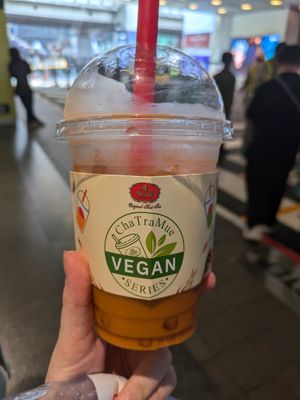 Thai tea at ChaTraMue   in Bangkok