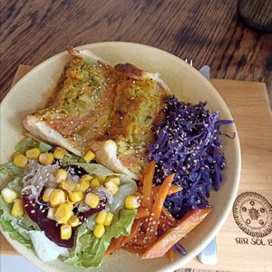 Tortilha de Legumes at Rir Sol Bio in Alcobaca