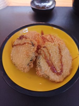 Courgettes et patates douces frites at Shika in Le Mans