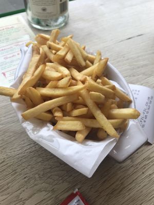 Chips  at FilFil in Brighton