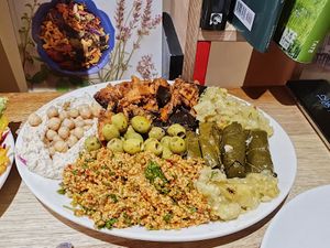vegan mezze at FilFil in Brighton