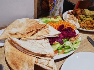 vegan mezze at FilFil in Brighton