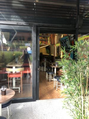 Great place for beer and all natural vegan food.   at Bruder in Bogota