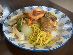 Mixed ricee  at Lam Tri Vegan in Da Nang