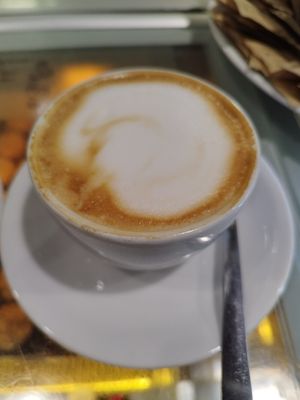 Cappuccino con latte di soya at Caffè Villa Mercede in Rome