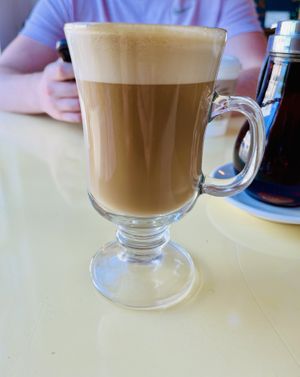Oat milk latte   at Bread and Chocolate Vegan Bistro in George Town