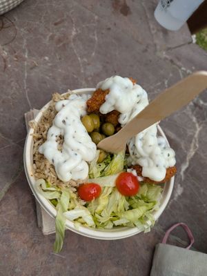 Falafel Bowl at The Veggie Point in Madrid
